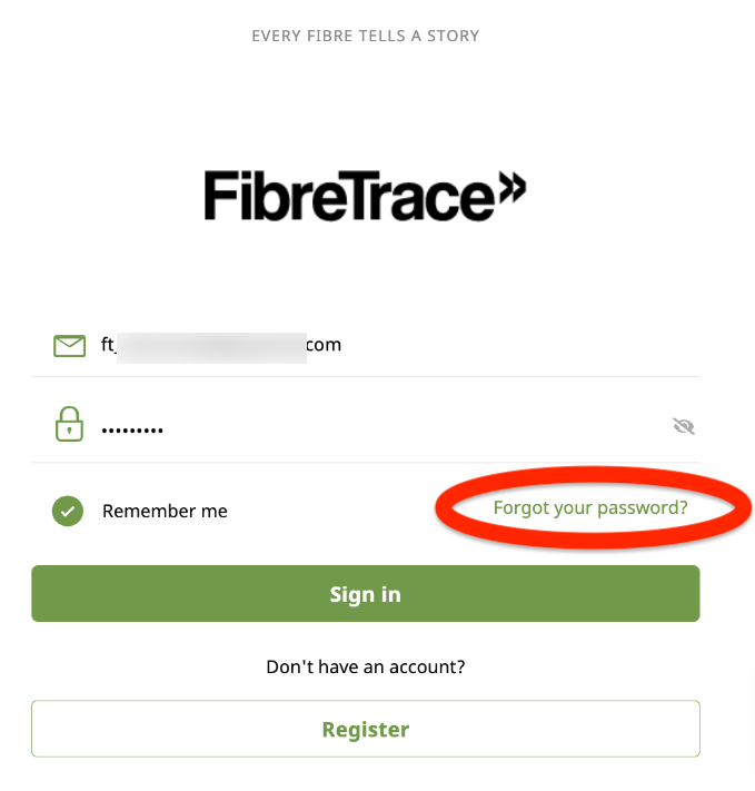 Password? How to Reset it FibreTrace Help Centre
